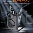 Magnetic Case for Google Pixel 10 Pro Fold, Pixel Fold Case for MagSafe Compatible Wireless Charging, Skin-Friendly & Smooth Touch, Military-grade Shockproof & Drop-proof Cover, Slim, Black