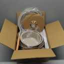 CAROTE 19pcs Pots and Pans Set Non Stick, Nonstick Cookware Set Detachable Handle, Induction Kitchen Cooking Sets with Removable Handle, RV Kitchen, Oven Safe, Taupe