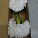 2 Bouquet 10Heads Artificial Fake Peony Flowers Silk Faux Flower for Home Office Party Wedding Decorations
