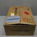 TUTOTAK Small Narrow LED End Table with Charging Station, Side Table Outlets, Nightstand with 2 Cloth Drawers, Set of 2, Couch Table, for Living Room, Bedroom, Bedside, Black TB01BK056