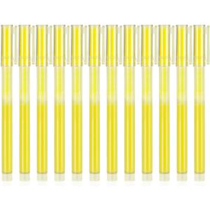 Pastel Highlighters - 12 Pack Yellow Colors, Fast-Dry Bible Journaling Markers, Non-Bleed Pastel Highlighters for School, Office & Study Supplies, Yellow, 8 Count (Pack of 1)