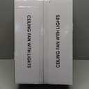 32 Inch Modern Ceiling Fans with Lights, Small Flush Mount Ceiling Fan with Light and Remote/APP Control, 5 Reversible 6 Speeds Curved Blades, 3 CCT Dimmable Lights for Kids Room, White