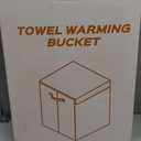 38L Foldable Towel Warmer for Bathroom, Home & Spa, Large Capacity for Oversized Towels, Blankets & Robes, 4 Temp Modes, Auto Shut-Off Timer, Perfect Spa Gift for Loved Ones (White, 12.8"L x 12.8"W x 16.5"H)