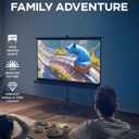 Projector Screen with Stand 60 inch - Indoor and Outdoor Projection Screen for Movie or Office Presentation - 16:9 HD Premium Wrinkle-Free Tripod Screen for Projector with Carry Bag and Tight Straps