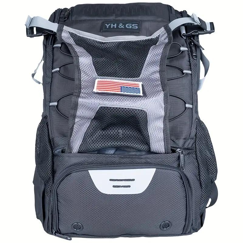 Baseball Bag for Youth and Adult, Softball Backpack Large Capacity, Bat Backpack with Shoes Compartment and Hidden Helmet Holder (Black)