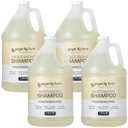 Ginger Lily Farms Club & Fitness Moisturizing Shampoo for All Hair Types, 100% Vegan & Cruelty-Free, Fragrance Free, 1 Gallon (Pack of 3)
