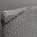 12" Wedge Pillow for Sleeping, Bed Wedge After Surgery, Back Pain Relief, Memory Foam Pillow Triangle Incline Wedge for Back Support, Leg Elevation (Dark Grey)