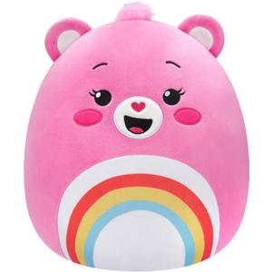 Squishmallows Original Care Bears 12in Cheer Bear  Official Jazwares Plush (Medium-Sized)