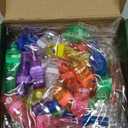 HALOGATE Christmas Party Favors, 32 PCS Space Theme LED Finger Lights Toys for Christmas Stocking Stuffers Goodie Bag Stuffers, Light Up Toys Bulk Party Supplies Classroom Prizes for Kids