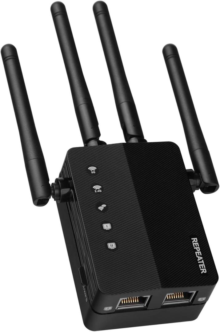 1200Mbps Dual Band 5GHz/ 2.4GHz WiFi Extender