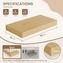 Dreamland 30 Inches Wall Mounted Wood Floating Shelves, Oak, 2 Pack
