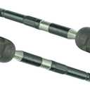 TRQ Front Inner Tie Rod Set 2 Piece Compatible with 2006-2012 Chevrolet Colorado 06-12 GMC Canyon 07-08 Isuzu i-290