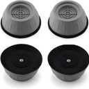 4pcs Ahviesli Anti Vibration Pads for Washing Machine, Dryer Foot Pads - Noise Reduction, Shock Absorption, Non Slipery Floor Protecter for Hardwood and Tile Floors, Universal