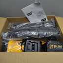 Cordless Leaf Blower with Battery and Charger, 540 CFM/170 MPH Electric Blower Cordless, 2 X 4.5Ah Lightweight Battery Operated Leaf Blower for Patio Cleaning Lawn Care Debris and Dust