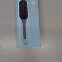 Hair Straightener Brush- Cordless Hair Straightener Brush for Short Hair,3 Heat Settings for All Hair Types, on-The-go Straightening Brush-Mini Portable Travel Straightening Hair Comb Brush (Blue)