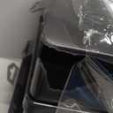 Large 24 Grids Plastic Organizer Box Adjustable Dividers,Clear Storage Box for Jewelry, Art DIY Crafts, Washi Tapes, Beads and Small Parts(Black,3Pack)