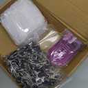 Hicarer 60 Set Funeral Favors, Celebration of Life Favors Angel Keychains Organza Bags Sympathy Thank You Tags for Memorial Party Supplies Guest Return Favors Funeral Gifts (Purple)