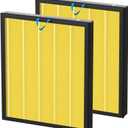 Vital 100S Replacement Filter for LEVOIT Vital 100S Vital 100S-P Air Purifier, H13 True HEPA and Activated Carbon Vital 100S-P Filter, Vital 100S-RF-PA(LRF-V102-YUS), 2 Pack Yellow