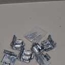 Jetec 6 Pieces Mini Blind Brackets for Window Blinds, with Screws (1.5 x 2 Inch)