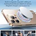 ESR for iPhone 16 Pro Case, Compatible with MagSafe, Camera Protection, Shockproof Thin Cover, Resists Yellowing and Scratches, Magnetic Phone Case for iPhone 16 Pro, Zero Series, Desert Titanium Ring
