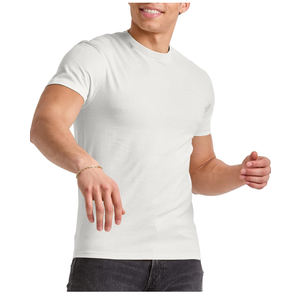 Hanes Men's Originals Lightweight T-Shirt, Tri-Blend Tee, Big & Tall Sizes Pack Of 3 L