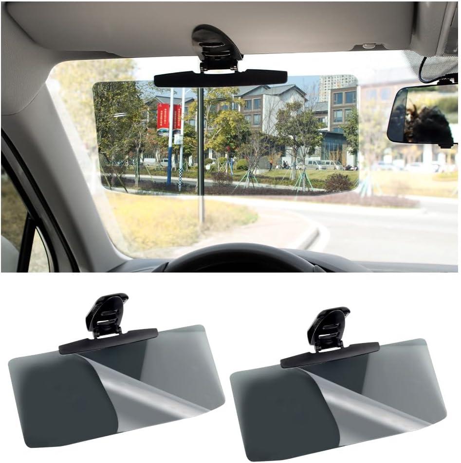 1Pcs Car Visor(Upgraded Version to Block Harmful UV Rays) Adjustable Angle, Anti-Glare 12.6'' x 6'' Safe Driving Car Accessories Sun Visor Extender, Universal for Cars, Trucks, SUVs. (1Pcs)