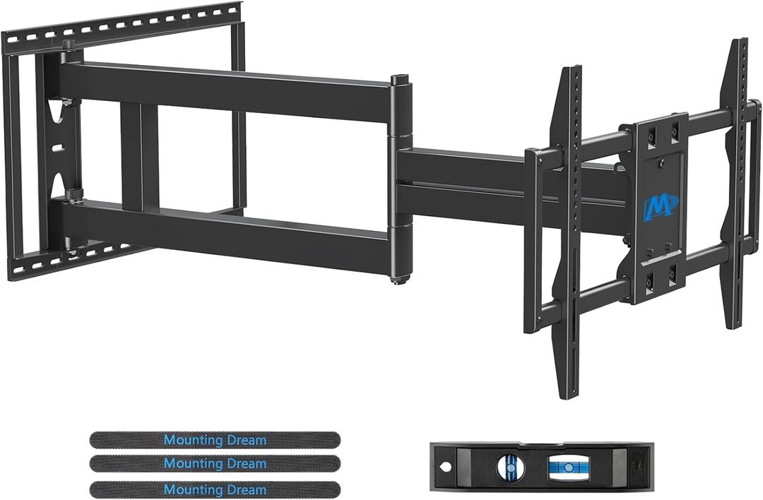 Mounting Dream Long Arm TV Wall Mount for Most 42-90 Inch TV, 40 Inch Extension TV Mount Swivel and Tilt, Full Motion Mount Fits Max VESA 800x400mm, 150 lbs. Loading, 16,18, 24 Studs