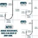 Fishing Hooks-Live Shrimp Fixed Hooks Carbon Steel Barbed with Holes,2/3/4Catfish Bass Fishing Hooks,That Can Adapt to Various Fishing