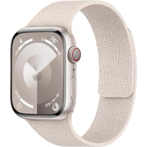 Magnetic Silicone Band Compatible with Apple Watch Band Women Men, Soft Waterproof Sport Strap for iWatch, Size: 44mm/45mm/46mm/49mm/42mm(Series 3 2 1)