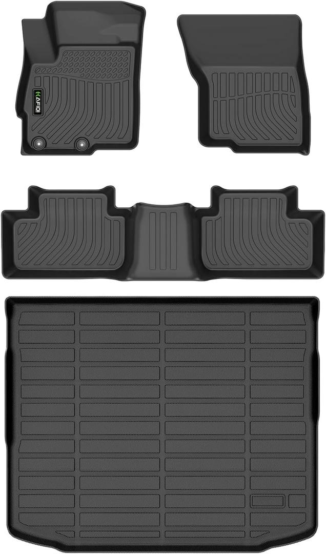 Floor Mats & Cargo Liner for Mitsubishi Outlander (Sport Only) 2011-2024 2025 Custom Fit Full Set, All Weather Car Accessories