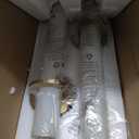 Gold Wall Sconces Set of Two - 18 inch Dimmable Modern Sconces Wall Lighting 18W 3000K LED Wall Lights Acrylic Lampshade Hardwired Wall Light Fixtures for Living Room Bedroom Bathroom Hallway