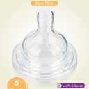 Silicone Nipples for Philips Avent Anti-Colic Baby Bottles,Size 1 Nipple,1m+,Slow Flow, 4 Count