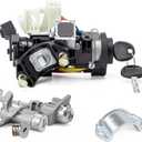 81905-C2510 Ignition Lock Switch Assembly with 2 Door Lock & Glovebox Lock & Keys Fit for Hyundai Sonata 2015-2019, Ignition Lock Cylinder with Housing Replace# 81970-C1A00 81900-C1A00 81900-C1B00