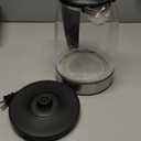 Cosori Electric Kettle, No Plastic Filter & Spout, 1.8Qt Tea Kettle & Hot Water Boiler For Coffee & Tea, Water Heater & Teapot, Automatic Shut Off, Borosilicate glass, Black, 1500W