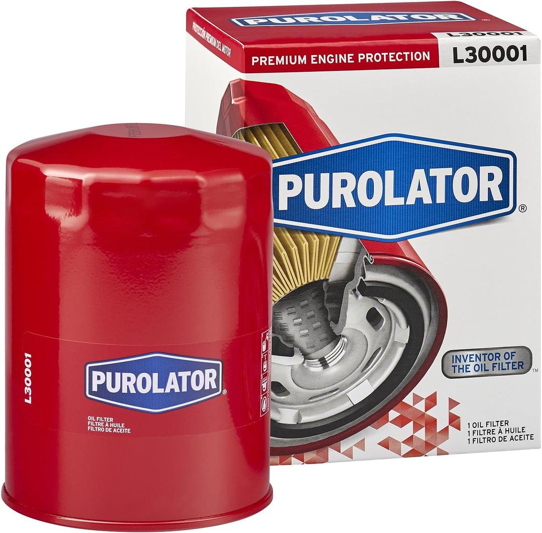 Purolator L30001 Premium Engine Protection Spin On Oil Filter Compatible With Ford F-150, Ranger, Explorer, Mustang, F-250, Bronco, E-150/E-250/E-350 Econoline and Toyota Land Cruiser