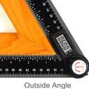 GemRed 82305 Aluminum Digital Angle Finder Protractor