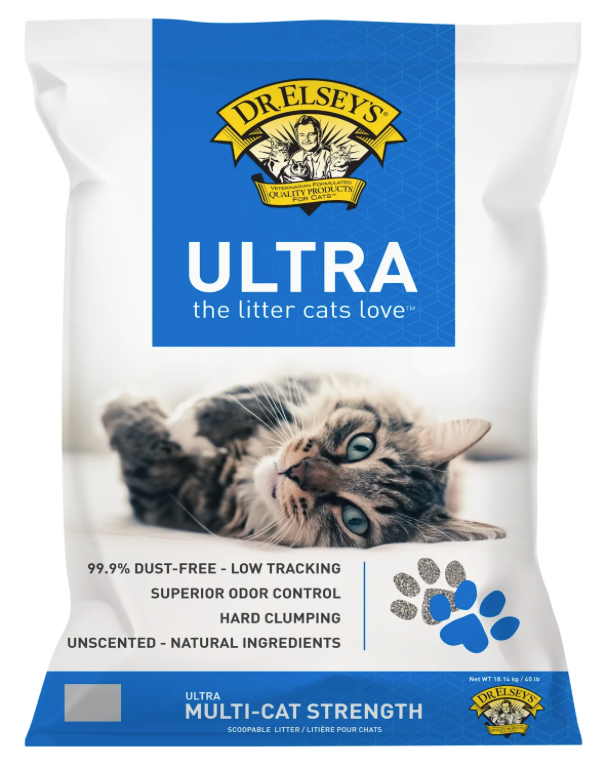 Dr. Elsey's Fragrance Free Ultra Unscented Cat Litter - 40 LB