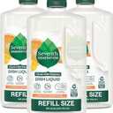 Seventh Generation Hand Dish Wash Refill, Lemongrass & Clementine, 3pk 50z (50 Fl Oz (Pack of 3))