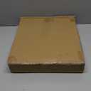 Corner Bread Box for Kitchen Counter, Bamboo Wood Large Capacity Bread Storage Bin with Acrylic Wavy Door Panel (Natural, Meduim) 