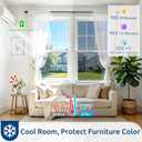 rabbitgoo Window Privacy Film One Way, 29.5" x 78.7", Silver