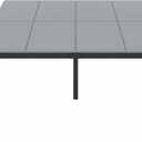 Queen Size Bunkie Board with Securing Straps, Foldable,Grey