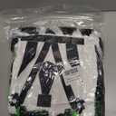 IMEKIS Girls Halloween Costume Black and White Striped Tulle Dress Headband Set Toddler Kids Cosplay Birthday Outfit 2-12T (8-9 Years)