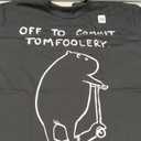 Capybara Off to Commit Tomfoolery T-Shirt, XL
