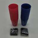 yeesport 24 Pcs Sport Stacking Cups, Sport Training Game for Challenge Competition, Plastic Stacking Cups, Classic Family Game for Kids and Adults, Blue+Red