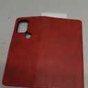 SUANPOT [RFID Blocking for Motorola Moto G Stylus 5G(Non 2022) with Wallet case Credit Card Holder,Flip Book PU Leather Shockproof Cover Cellphone Women Men for Moto G Stylus 5G Phone Case(Red)