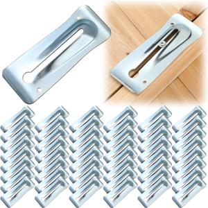 Gisafai 25 Pcs Galvanized Steel Snap Tie Wedge for Concrete Forms Tie Wedges Size 2-3/8" L x 6-1/8" W Compatible with Standard Heavy Duty Short Long End Snap Suitable for Concrete Projects