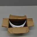 4-Pack 6-Inch Stick-On Recessed Light Half Shields, Black Anti-Glare Light Diffuser Covers for Ceiling Can Lights, Easy Peel-and-Stick Installation