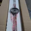 Black Bathroom Light Fixtures Over Mirror with Acrylic Shade, 24 inch Modern Vanity Lighting Fixture Dimmable LED Bathroom Sconce 30W 3000K Vanity Light Bar for Mirror Living Room Bedroom