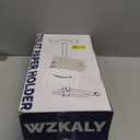 WZKALY Black Toilet Paper Holder Stand, Matte Black Toilet Paper Holder Free Standing, Post Pivoting Design & Stable Weighted Base SUS304 Stainless Steel for Bathroom(Mega Roll)