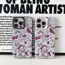 Skyseaco for iPhone 14 Pro Max Case, Cool Camo Pattern Phone Case Vintage Camouflage Shockproof Protective Cover for Women Girls Men Boys Teens, Black